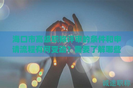 海口市高级职称评审的条件和申请流程有何变动？需要了解哪些新信息？