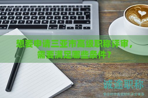 想要申请三亚市高级职称评审，需要满足哪些条件？
