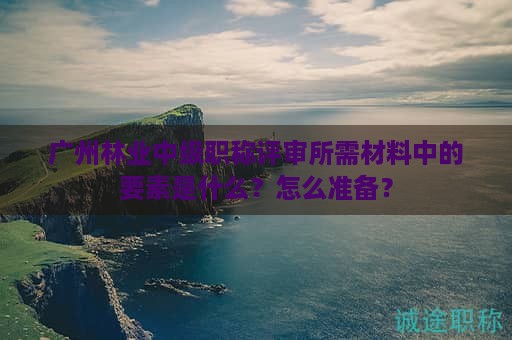广州林业中级职称评审所需材料中的要素是什么？怎么准备？