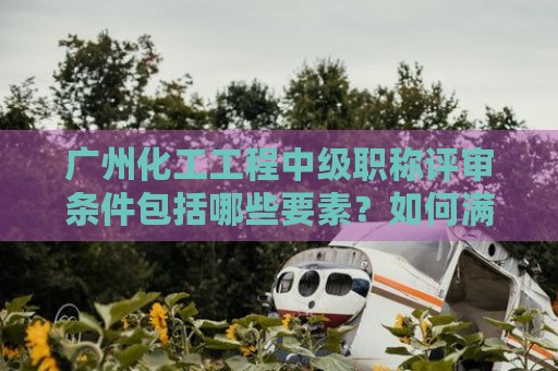 广州化工工程中级职称评审条件包括哪些要素？如何满足？