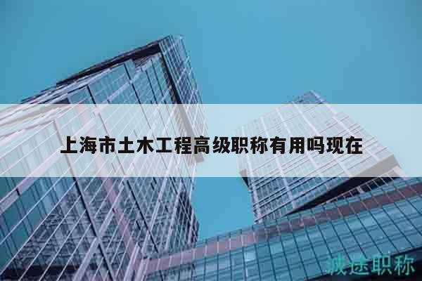 上海市土木工程高级职称有用吗现在