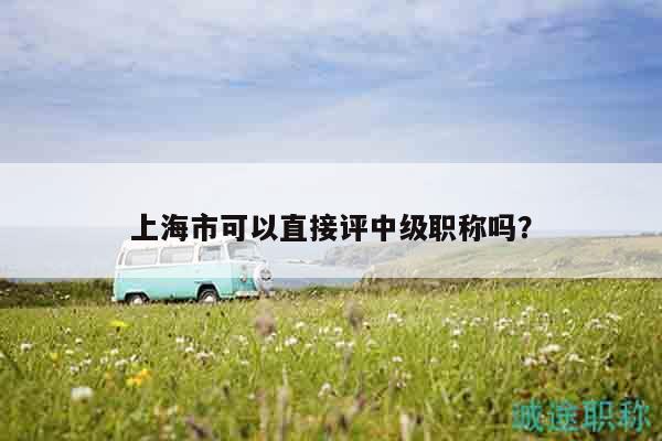 上海市可以直接评中级职称吗？
