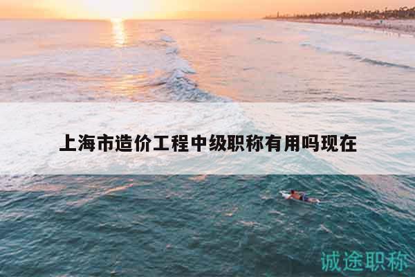 上海市造价工程中级职称有用吗现在