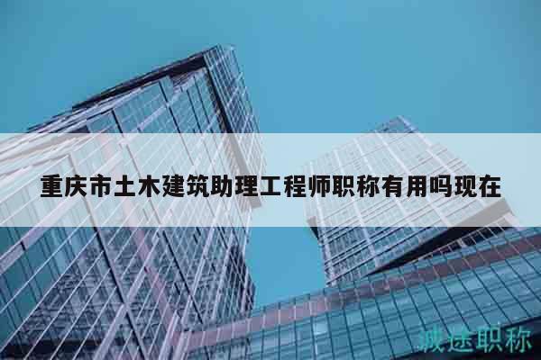 重庆市土木建筑助理工程师职称有用吗现在
