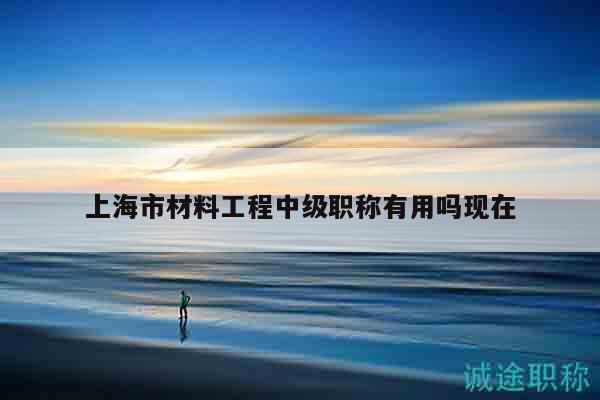 上海市材料工程中级职称有用吗现在