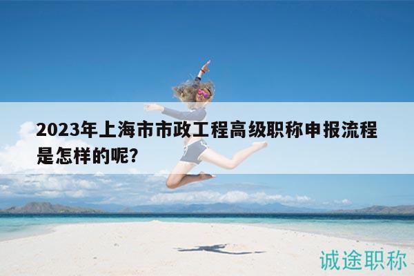 2023年上海市市政工程高级职称申报流程是怎样的呢？