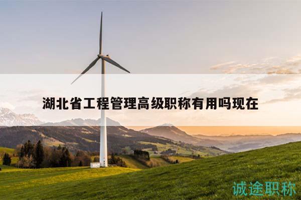 湖北省工程管理高级职称有用吗现在