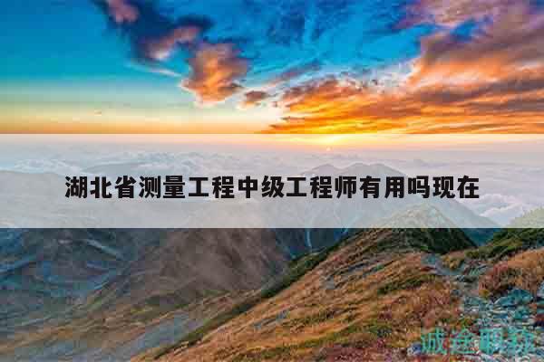 湖北省测量工程中级工程师有用吗现在