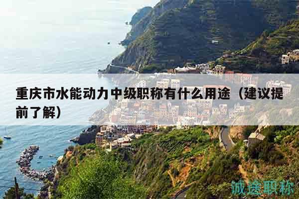 重庆市水能动力中级职称有什么用途（建议提前了解）