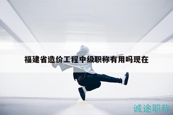 福建省造价工程中级职称有用吗现在