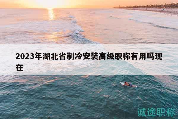 2023年湖北省制冷安装高级职称有用吗现在