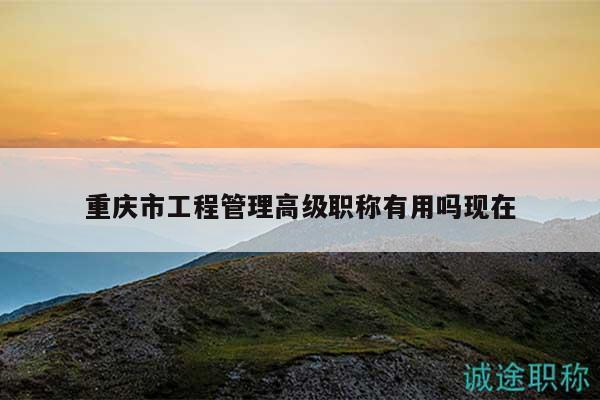 重庆市工程管理高级职称有用吗现在