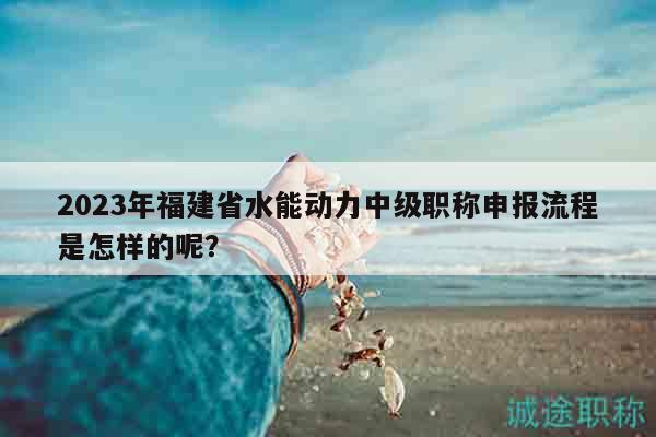2023年福建省水能动力中级职称申报流程是怎样的呢？