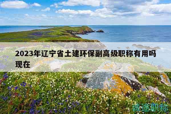 2023年辽宁省土建环保副高级职称有用吗现在