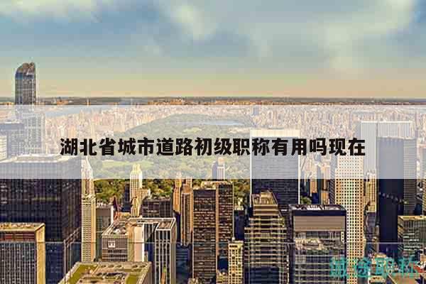 湖北省城市道路初级职称有用吗现在