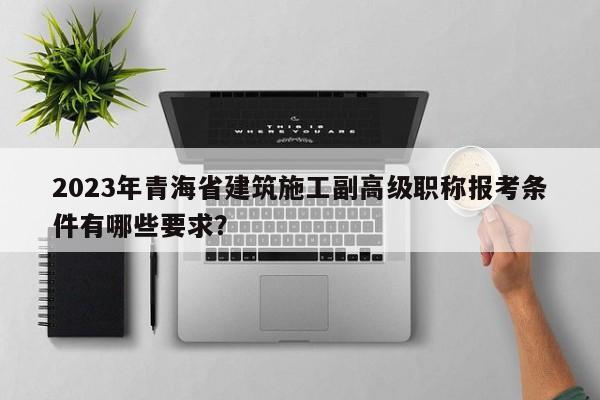 2023年青海省建筑施工副高级职称报考条件有哪些要求？
