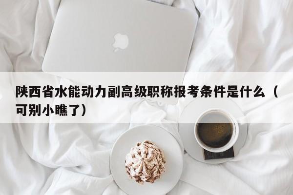 陕西省水能动力副高级职称报考条件是什么（可别小瞧了）
