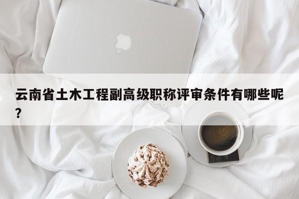 云南省土木工程副高级职称评审条件有哪些呢？