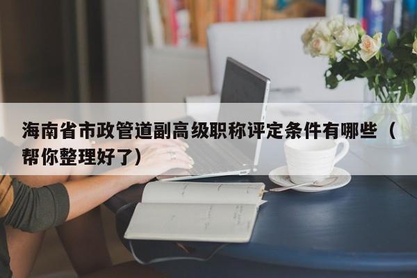 海南省市政管道副高级职称评定条件有哪些（帮你整理好了）