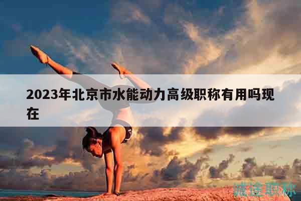 2023年北京市水能动力高级职称有用吗现在