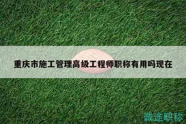 重庆市施工管理高级工程师职称有用吗现在