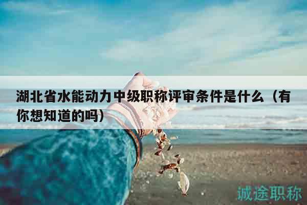 湖北省水能动力中级职称评审条件是什么（有你想知道的吗）