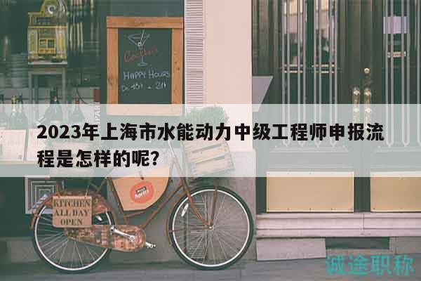 2023年上海市水能动力中级工程师申报流程是怎样的呢？