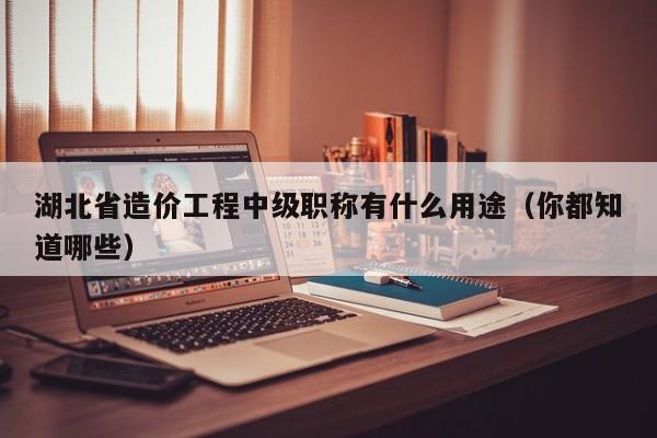湖北省造价工程中级职称有什么用途（你都知道哪些）