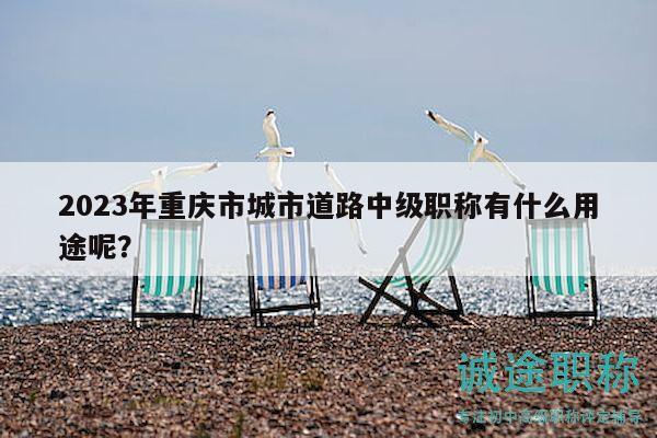 2023年重庆市城市道路中级职称有什么用途呢？
