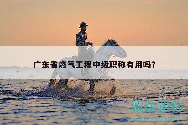 广东省燃气工程中级职称有用吗？