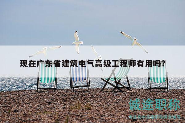 现在广东省建筑电气高级工程师有用吗？