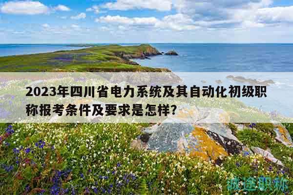 2023年四川省电力系统及其自动化初级职称报考条件及要求是怎样？