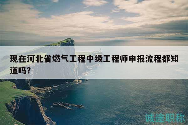 现在河北省燃气工程中级工程师申报流程都知道吗？