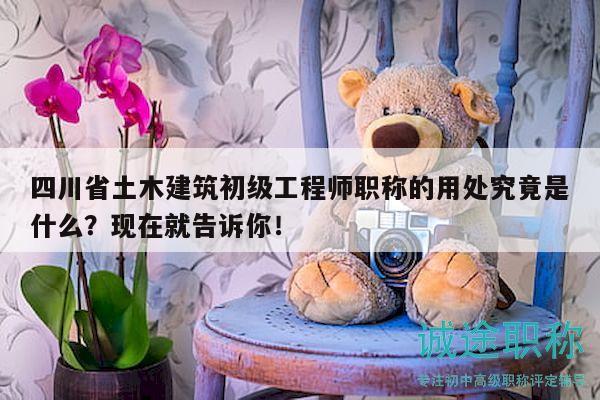 四川省土木建筑初级工程师职称的用处究竟是什么？现在就告诉你！