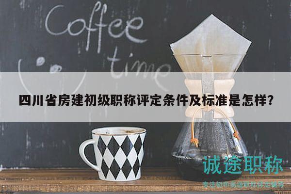 四川省房建初级职称评定条件及标准是怎样？