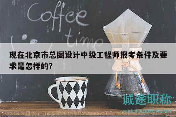 现在北京市总图设计中级工程师报考条件及要求是怎样的？