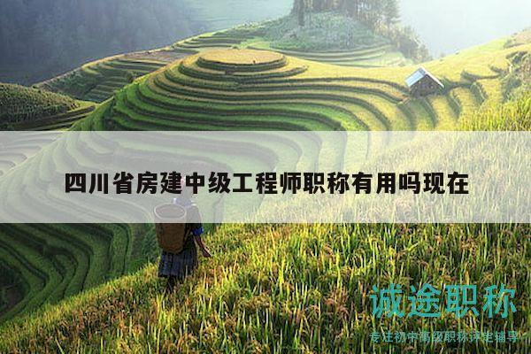 四川省房建中级工程师职称有用吗现在