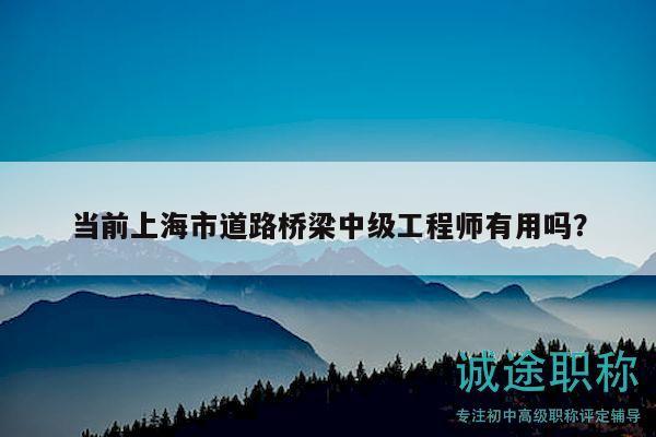 当前上海市道路桥梁中级工程师有用吗？