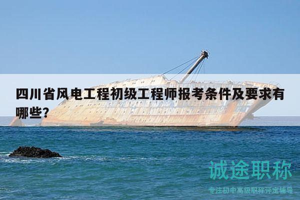 四川省风电工程初级工程师报考条件及要求有哪些？