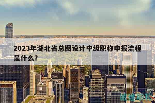 2023年湖北省总图设计中级职称申报流程是什么？
