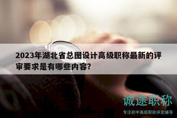 2023年湖北省总图设计高级职称最新的评审要求是有哪些内容？