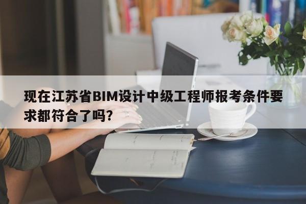 现在江苏省BIM设计中级工程师报考条件要求都符合了吗？