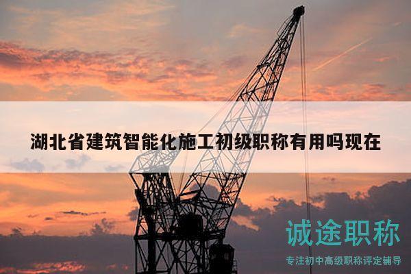 湖北省建筑智能化施工初级职称有用吗现在