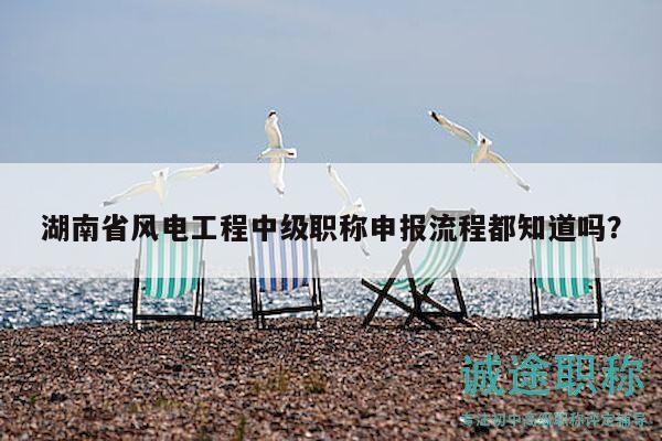 湖南省风电工程中级职称申报流程都知道吗？