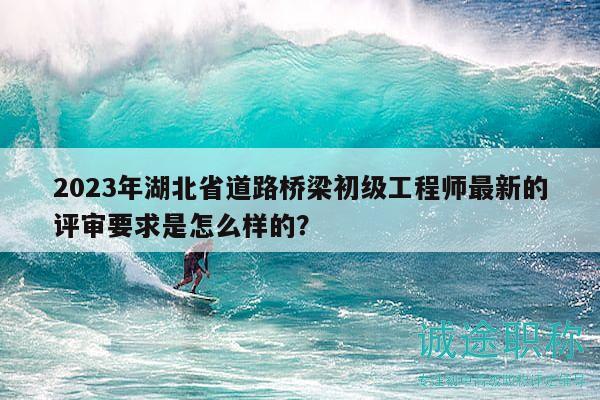 2023年湖北省道路桥梁初级工程师最新的评审要求是怎么样的？