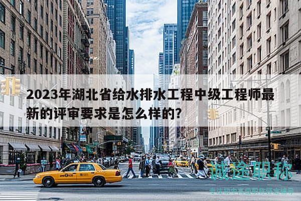 2023年湖北省给水排水工程中级工程师最新的评审要求是怎么样的？
