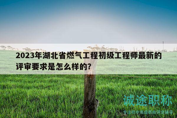 2023年湖北省燃气工程初级工程师最新的评审要求是怎么样的？