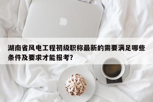 湖南省风电工程初级职称最新的需要满足哪些条件及要求才能报考？