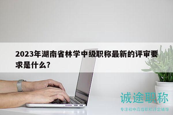 2023年湖南省林学中级职称最新的评审要求是什么？