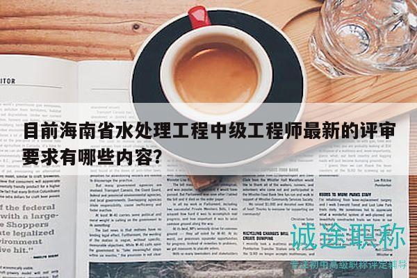 目前海南省水处理工程中级工程师最新的评审要求有哪些内容？